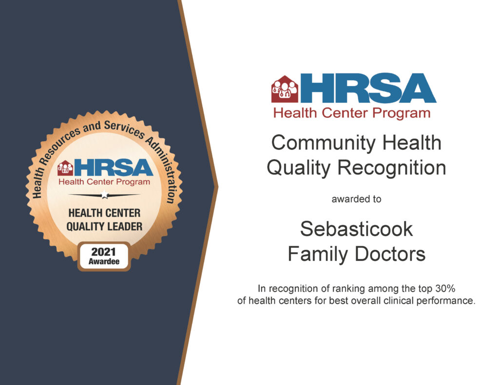 We Have Been Recognized - Hometown Health Center